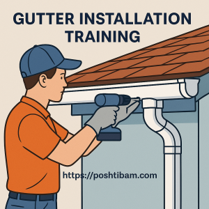آموزش نصب ناودان ( Gutter installation training )